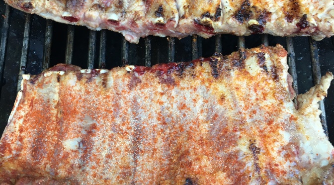 BBQ PORK SPARE RIBS (GRILLED)